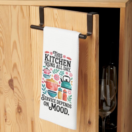 Linge De Cuisine Conception de la série Cuisine drôle #6 (Pliage en tiers)