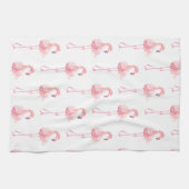 Linge De Cuisine Conception de la série de Flamants roses d'appel d (Horizontal)