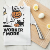 Linge De Cuisine Conception de livraison d'Halloween en mode fantôm (Quart Plié)