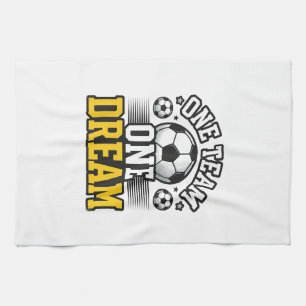 Linge De Cuisine Conception de maillot de football Vintage One Team