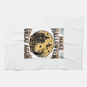 Linge De Cuisine Conception de maison hantée Halloween Vintage Grea