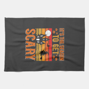 Linge De Cuisine Conception de Maison Hantée Sorcière Halloween Eff