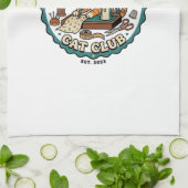 Linge De Cuisine Conception de mode de couture Chat Cadeau pour ama (Plié)