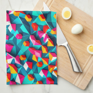 Linge De Cuisine Conception de motif géométrique abstrait 14-Torcho