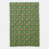Linge De Cuisine Conception de motif singe vert  (Vertical)