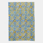 Linge De Cuisine Conception de Motif turquoise populaire (Vertical)