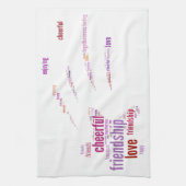 Linge De Cuisine Conception de mots positifs (Vertical)