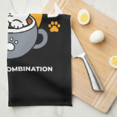 Linge De Cuisine Conception de Mug de vacances avec Cosy Cat et Paw (Quart Plié)