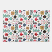 Linge De Cuisine Conception de Noël (Horizontal)