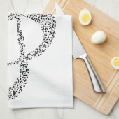 Linge De Cuisine Conception de notes musicales (Quart Plié)