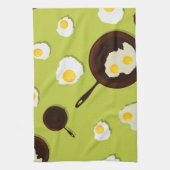 Linge De Cuisine Conception de nourriture d'amusement d'oeufs au (Vertical)