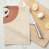 Linge De Cuisine Conception de pandas mignons (Quart Plié)
