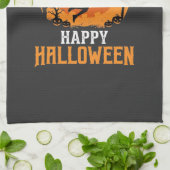 Linge De Cuisine Conception de panier de basketball Halloween Dunk (Plié)