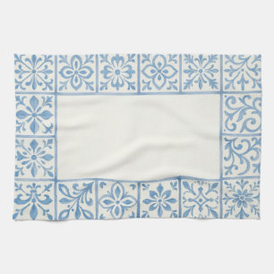 Linge De Cuisine conception de papeterie bleue de carreau d'Azulejo