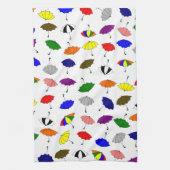 Linge De Cuisine Conception de parapluies colorés (Vertical)