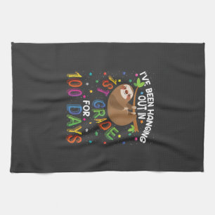 Linge De Cuisine Conception de paresseux pour le 100e jour d'école 