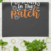 Linge De Cuisine Conception de patch de citrouilles maman Halloween (Plié)
