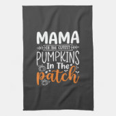 Linge De Cuisine Conception de patch de citrouilles maman Halloween (Vertical)