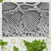 Linge De Cuisine Conception de peau de serpent, motif d'impression (Plié)