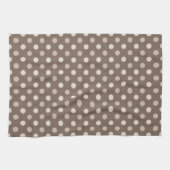 Linge De Cuisine Conception de points marrons neutres de la Terre (Horizontal)
