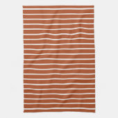Linge De Cuisine Conception de rayures marron chocolat (Vertical)