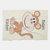 Linge De Cuisine Conception de singe (Horizontal)