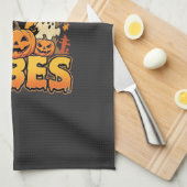 Linge De Cuisine Conception de sorcière de citrouille d'Halloween V (Quart Plié)