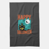 Linge De Cuisine Conception de sorcière de maison hantée Halloween (Vertical)