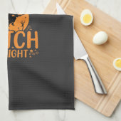Linge De Cuisine Conception de sorcière de maman Halloween (Quart Plié)
