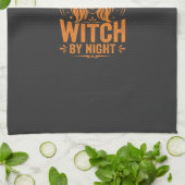 Linge De Cuisine Conception de sorcière infirmière Halloween (Plié)