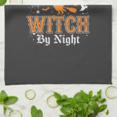 Linge De Cuisine Conception de sorcière infirmière Halloween (2) (Plié)