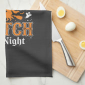 Linge De Cuisine Conception de sorcière infirmière Halloween (2) (Quart Plié)