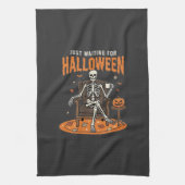 Linge De Cuisine Conception de squelette juste pour Halloween_1 (Vertical)
