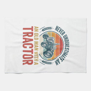 Linge De Cuisine Conception de T-shirt de citation de vieil homme d