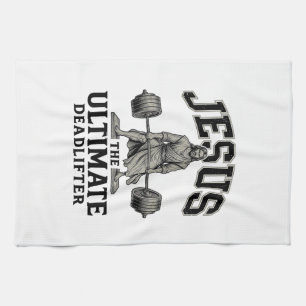 Linge De Cuisine Conception de t-shirt de gym vintage Jésus Ultimat