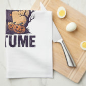 Linge De Cuisine Conception de T-shirt de sorcière de citrouille de (Quart Plié)