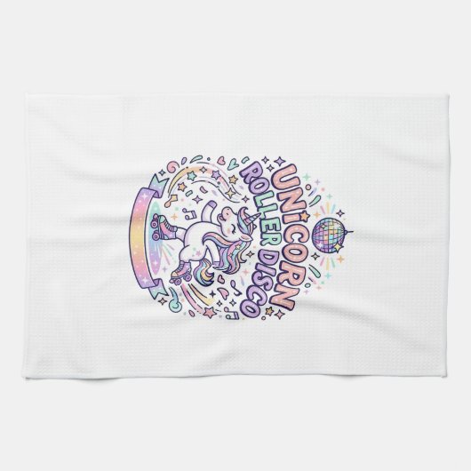 Linge De Cuisine Conception de T-Shirt Graphique de Roller Disco Li (Horizontal)