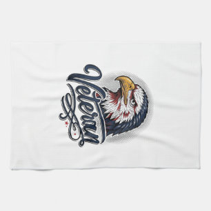 Linge De Cuisine Conception de T-shirt Patriotique Vétéran Aigle Vi