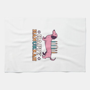 Linge De Cuisine Conception de T-shirt pour chien avec Menorah de D
