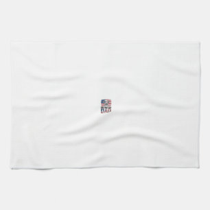 Linge De Cuisine Conception de t-shirt pour chien vintage patriotiq