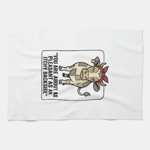 Linge De Cuisine Conception de T-Shirt vintage vache patchwork grin