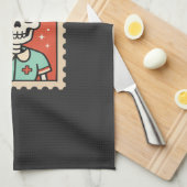 Linge De Cuisine Conception de tampon de infirmière squelette d'Hal (Quart Plié)