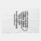 Linge De Cuisine Conception de tasse de café (Horizontal)