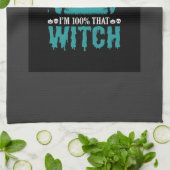 Linge De Cuisine Conception de test ADN de sorcière d'Halloween (Plié)