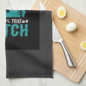 Linge De Cuisine Conception de test ADN de sorcière d'Halloween (Quart Plié)
