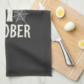 Linge De Cuisine Conception de toile d'araignée Halloween du 31 oct (Quart Plié)