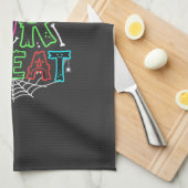Linge De Cuisine Conception de toile d'araignée Halloween Trick or (Quart Plié)