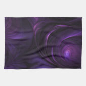 Linge De Cuisine Conception de torsion violette foncée (Horizontal)