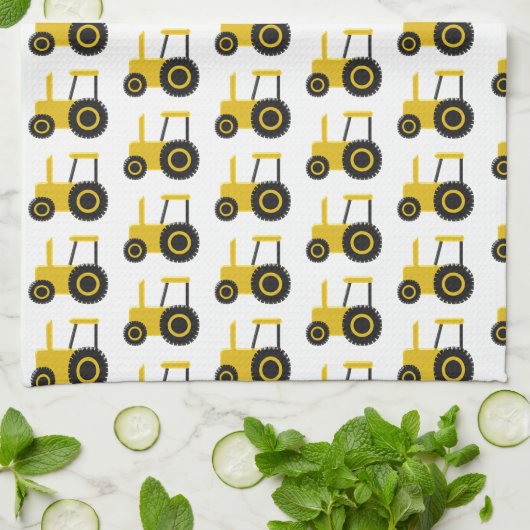 Linge De Cuisine Conception de tracteurs (Plié)