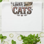 Linge De Cuisine Conception de typographie pour fille amoureuse de (Plié)
